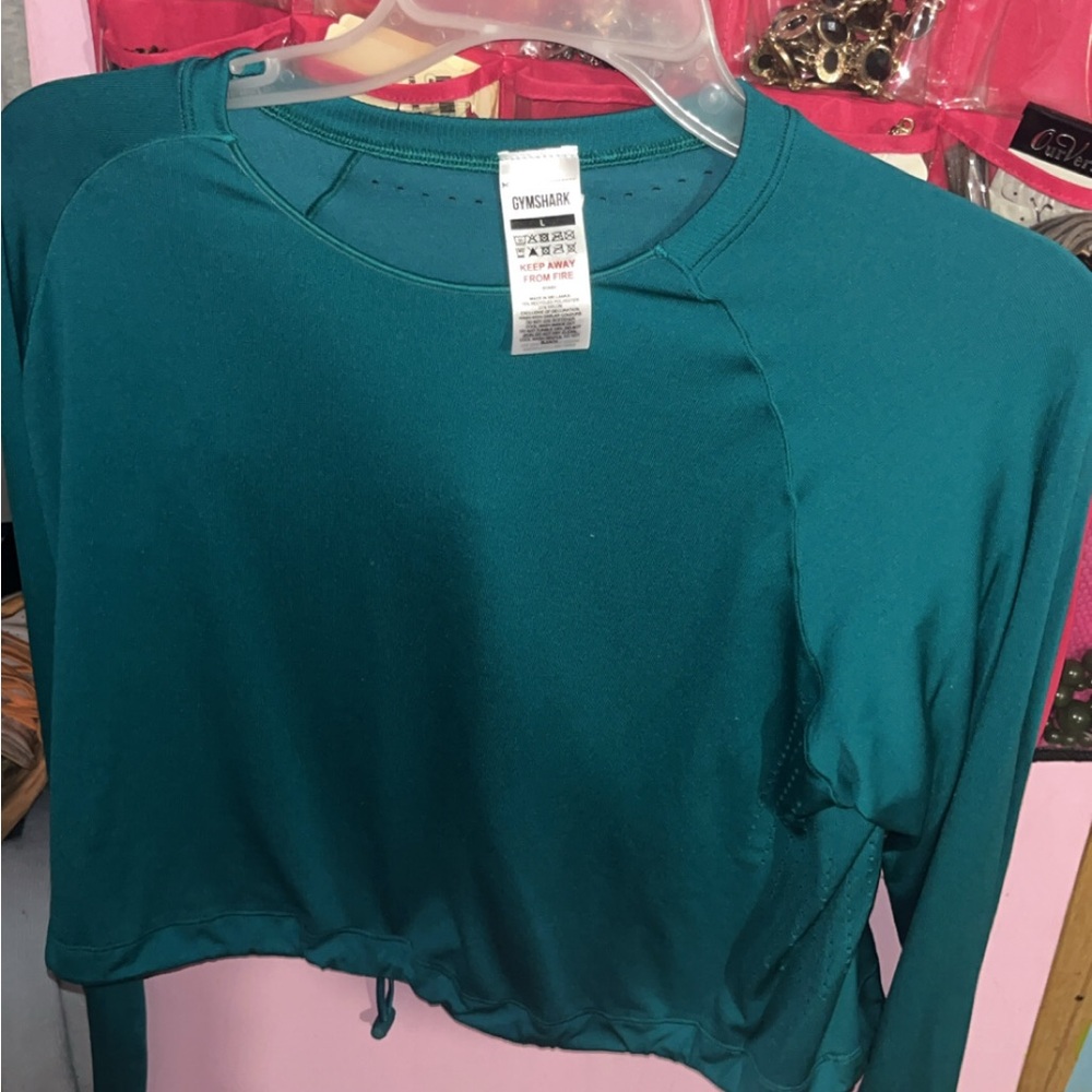 Gymshark Teal Sweatshirt for Women